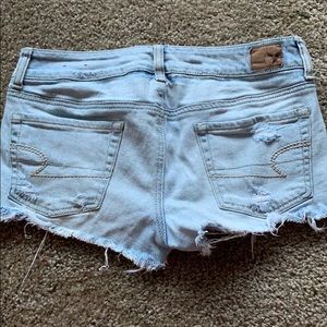 Light Blue Denim Shorts
